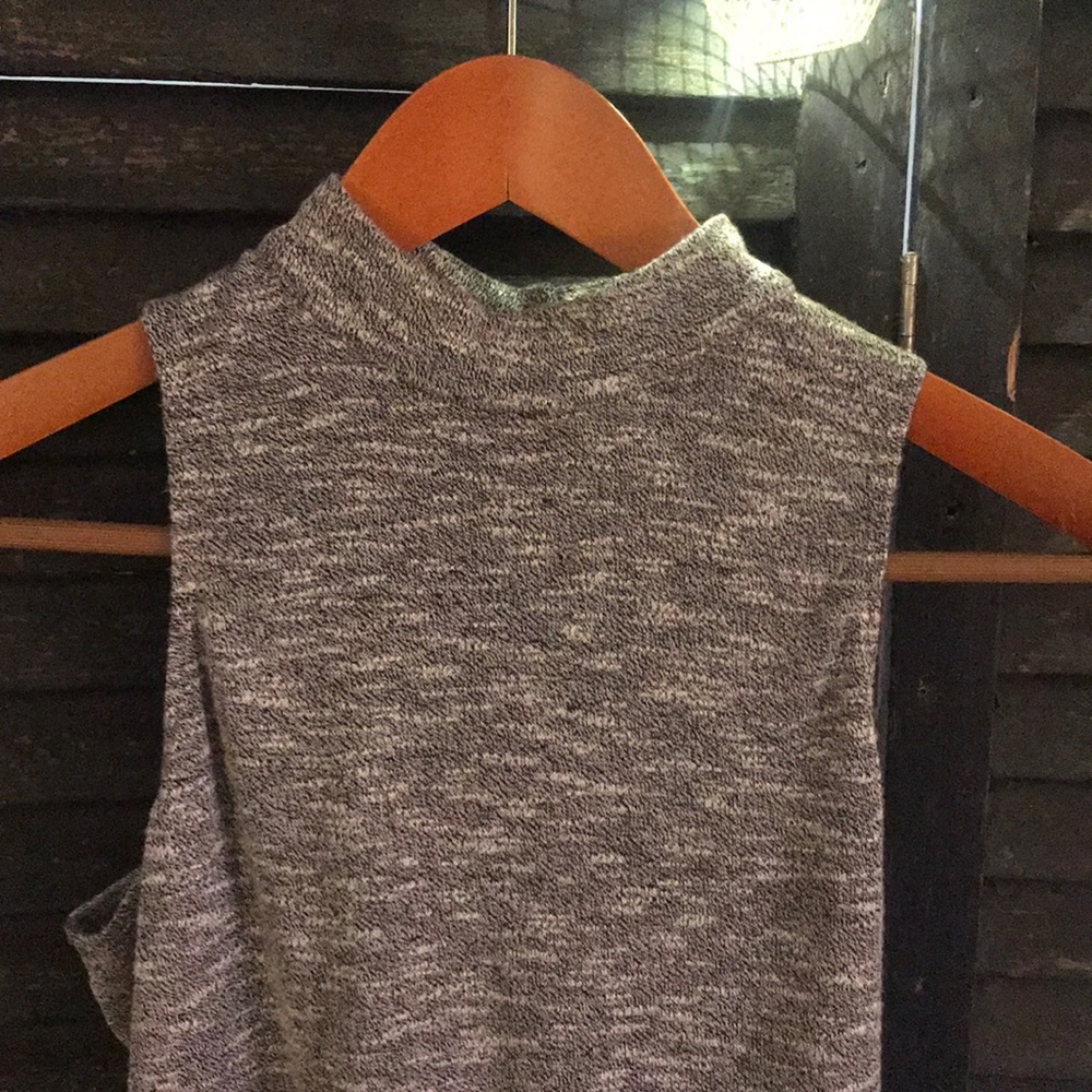 Grey tank top bodysuit